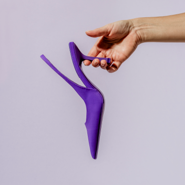 purple heels