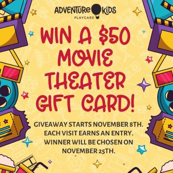 Adventure Kids Playcare-gift card giveaway icon