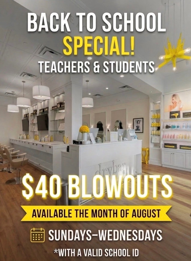 Back-to-School Special: $40 Blowouts icon